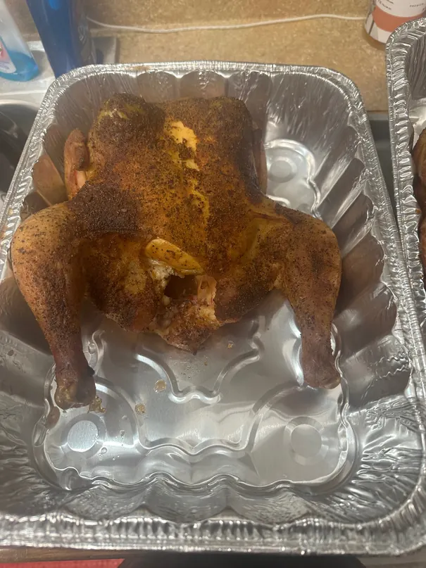 Whole Smoked & Cajun Deep-Fried Turkey